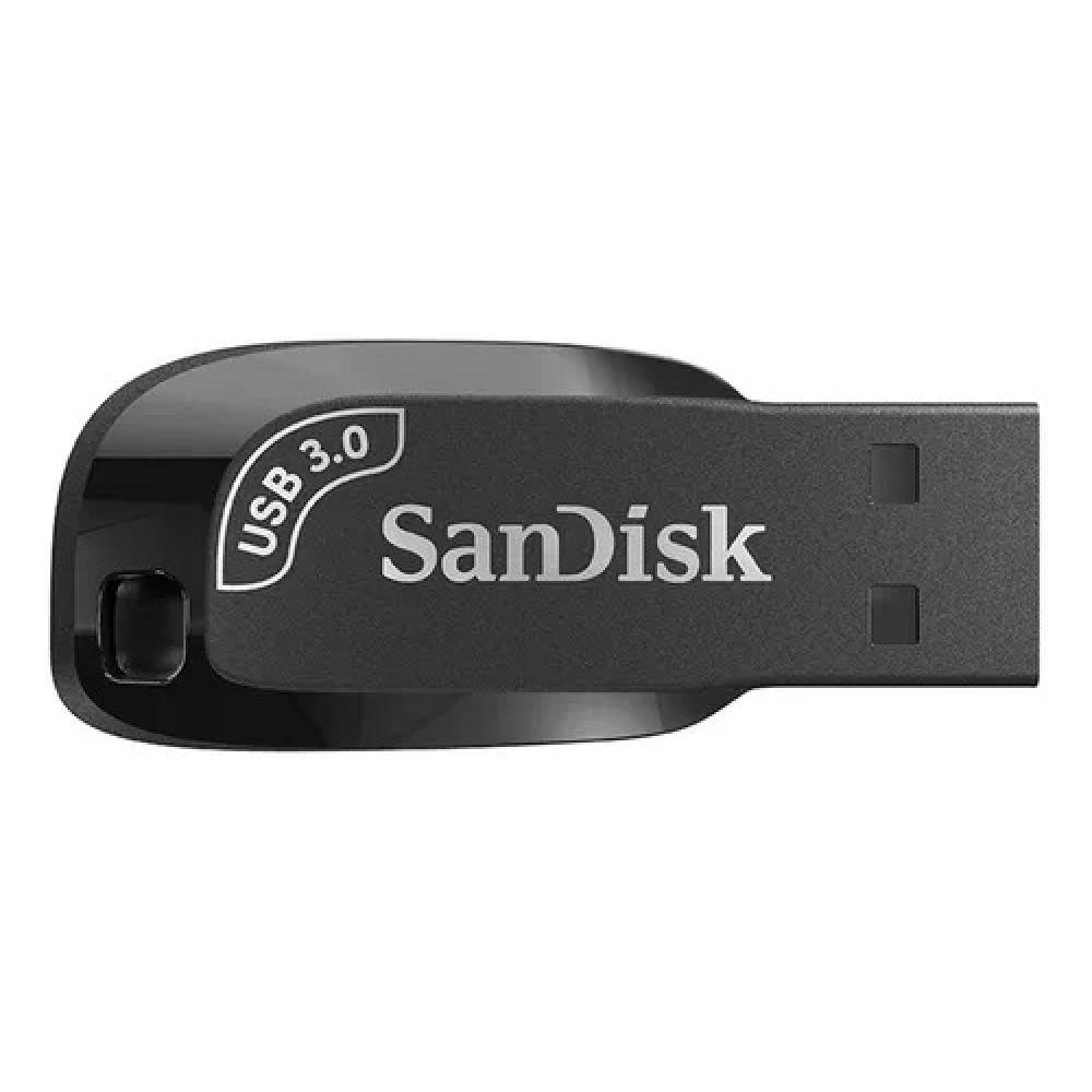 PEN DRIVE SANDISK ULTRA SHIFT PENDRIVE 64 GB 3.0 PRETO 10X MAIS RÁPIDO