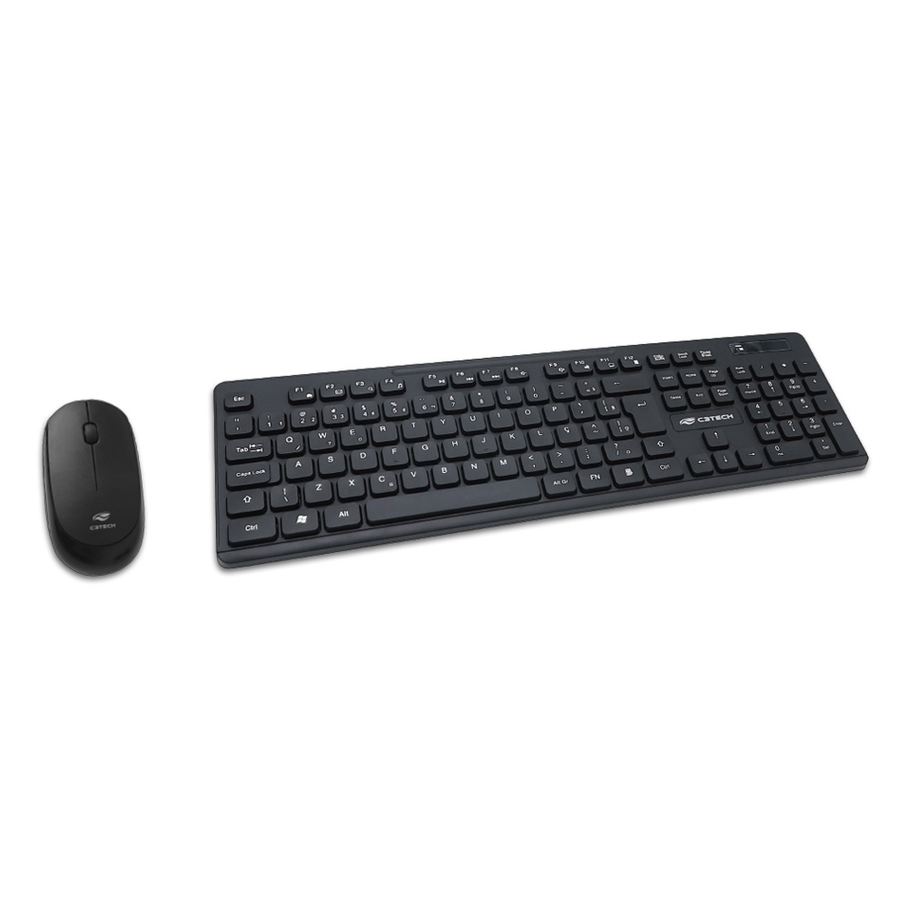 KIT TECL+MOUSE S/FIO K-W20BK C3T