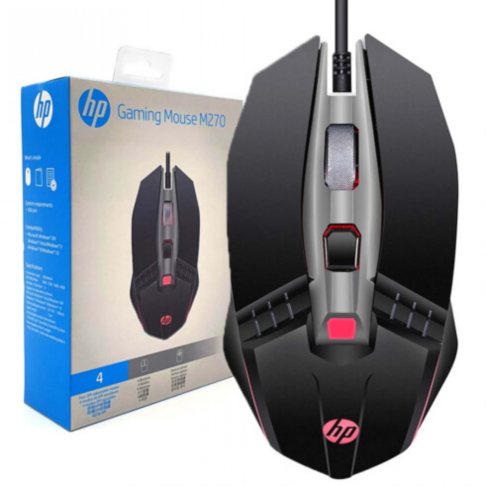 MOUSE GAMER HP USB CHUMBO M270