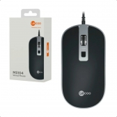 MOUSE LECOO USB PRETO MS104
