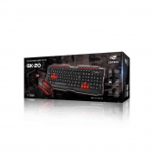 KIT TECLADO + MOUSE USB GAMER GK-20BK C3T